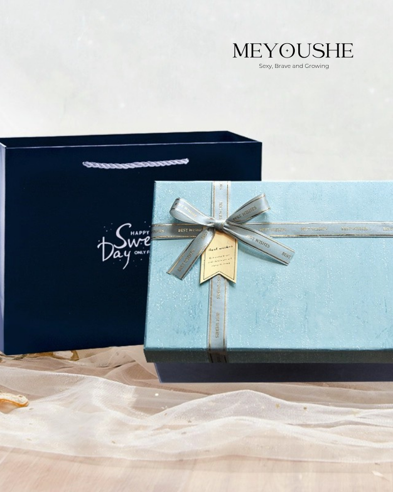 Light Blue Fresh Valentine’s Gift Box – Perfect Gift for Your Loved One MEYOUSHE