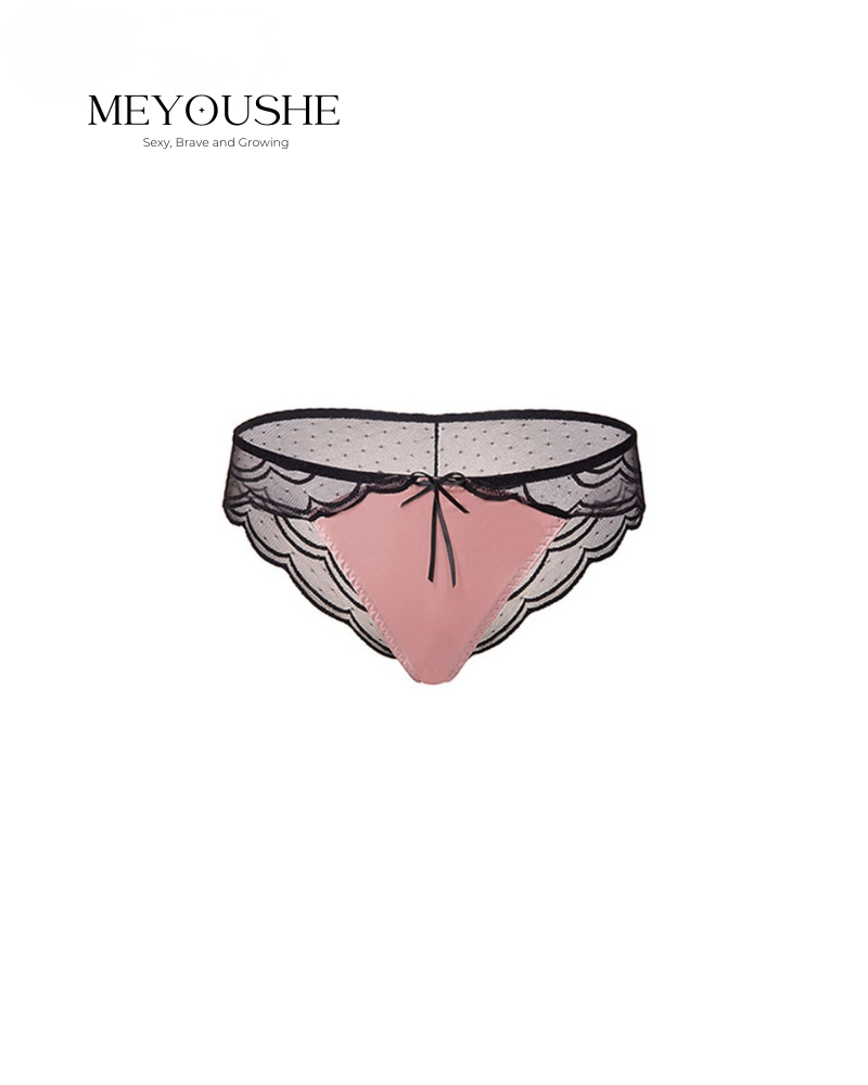 Astra – Satin Lace Sheer Panties for Women | Sexy Erotic Lingerie MEYOUSHE