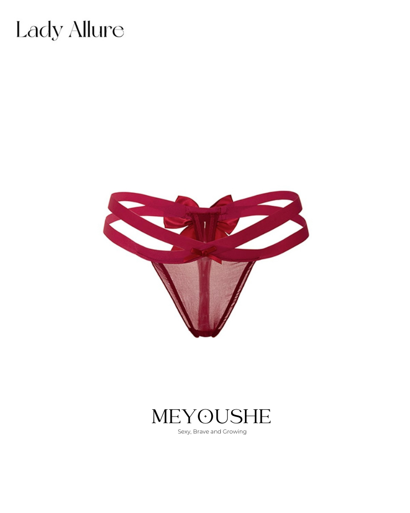 Astra – Bowknot Thong Panties for Women | Sexy Gift Lingerie MEYOUSHE