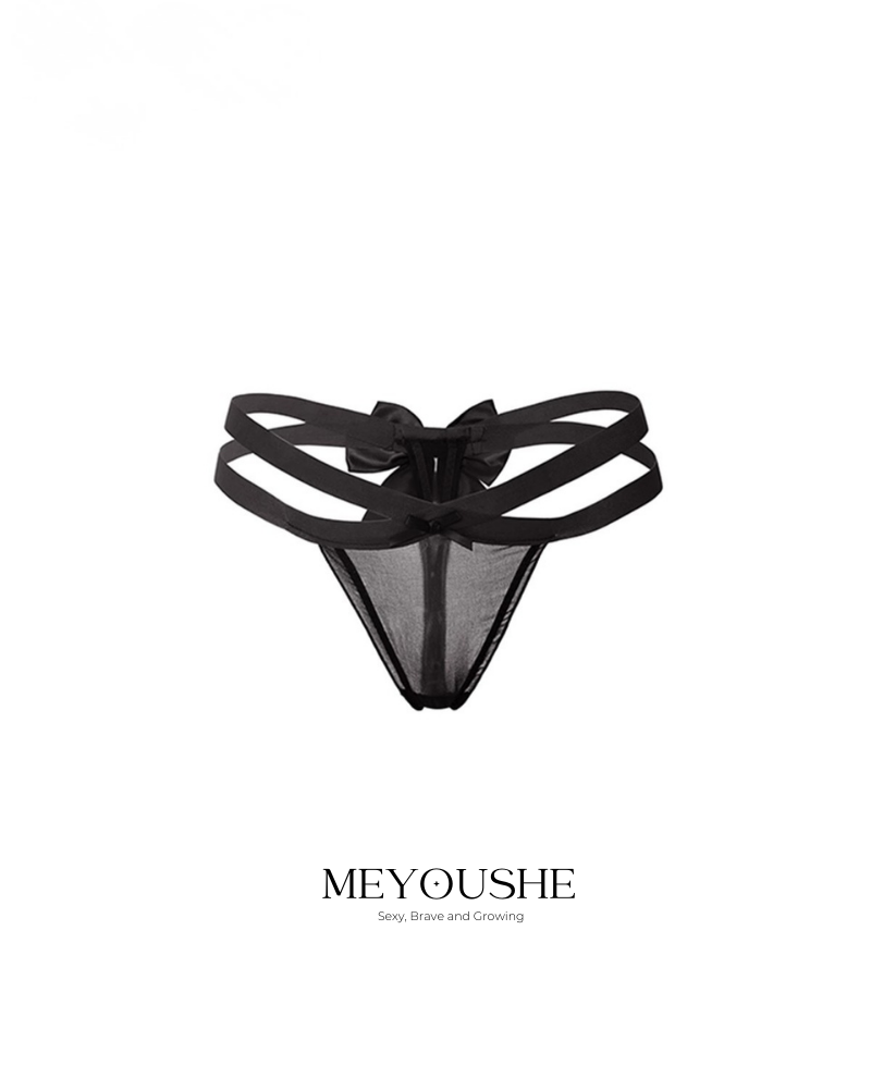 Astra – Bowknot Thong Panties for Women | Sexy Gift Lingerie MEYOUSHE