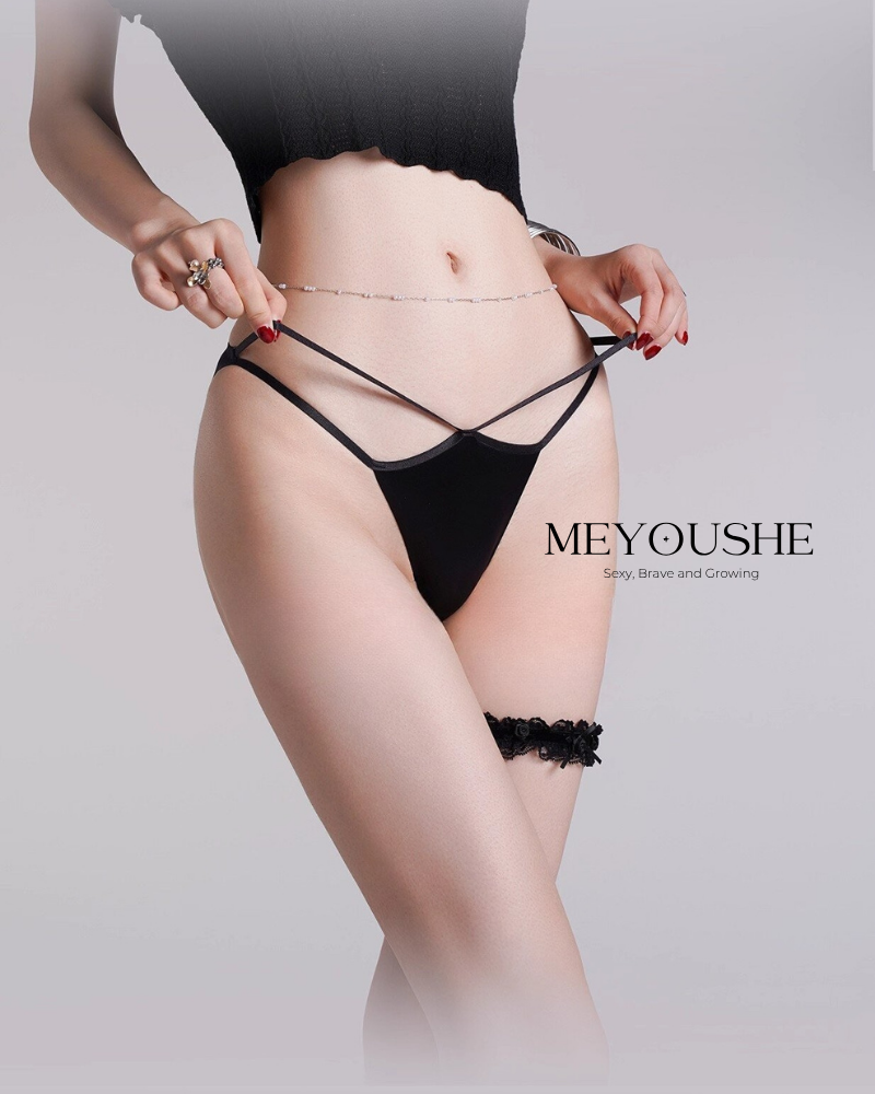 Belina – Chic Strap Silk Panties | Elegant Lingerie Gift