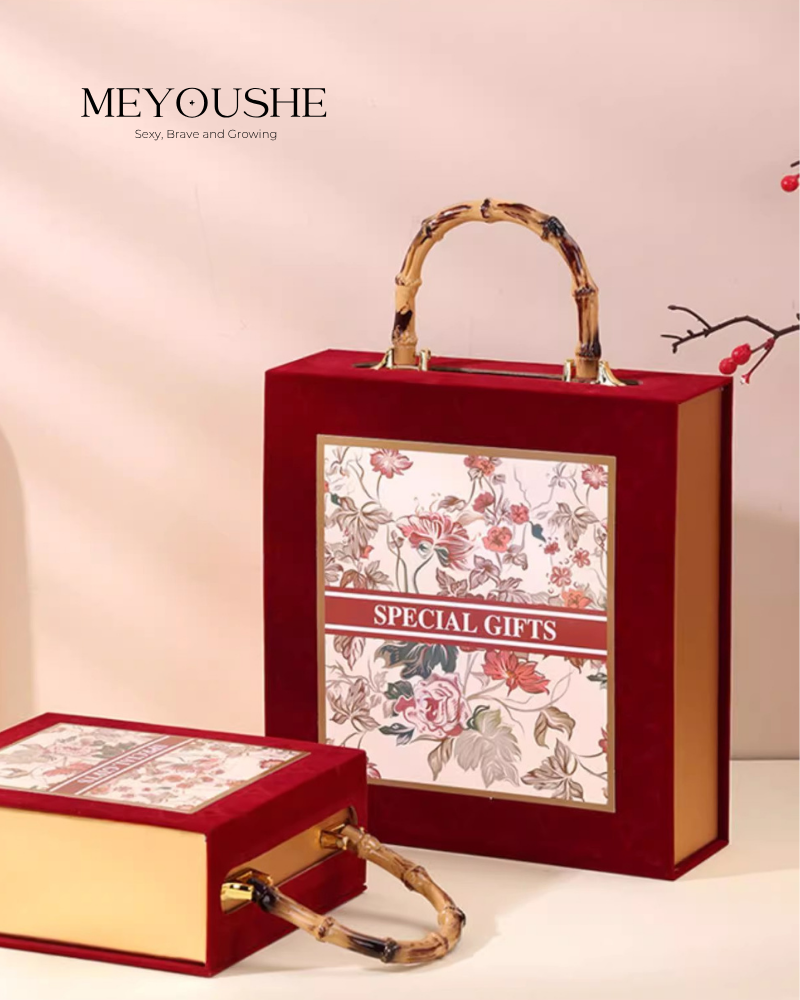 “Blooming Elegance” Lift-Off Lid Gift Box – Chic & Special Gift for Her MEYOUSHE