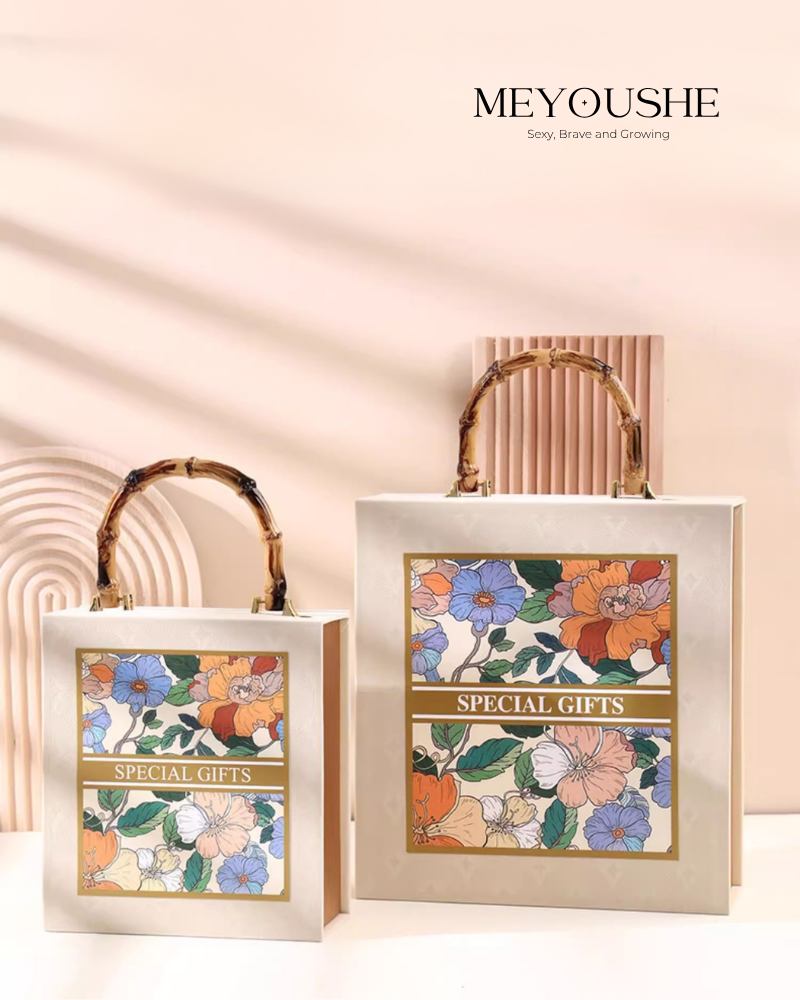 “Blooming Elegance” Lift-Off Lid Gift Box – Chic & Special Gift for Her MEYOUSHE