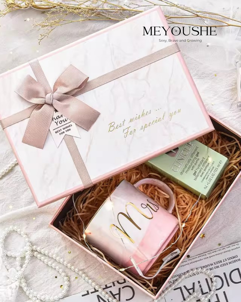 Blush Elegance Gift Box – Premium Wedding & Birthday Edition MEYOUSHE