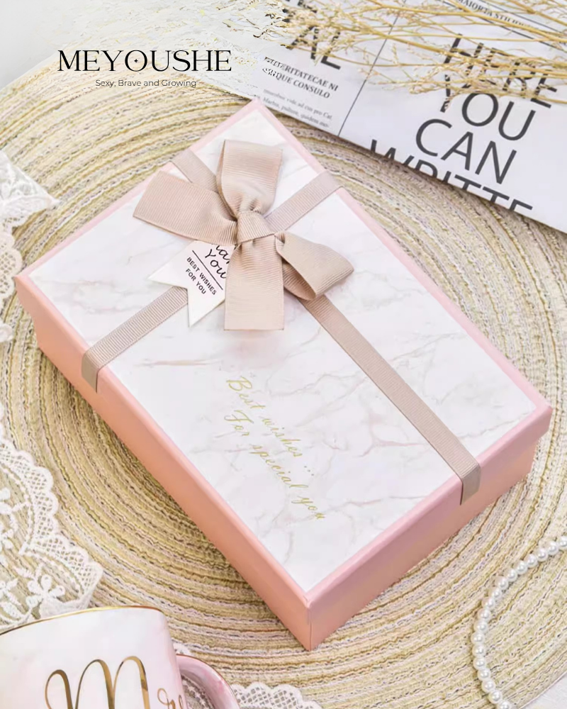 Blush Elegance Gift Box – Premium Wedding & Birthday Edition MEYOUSHE