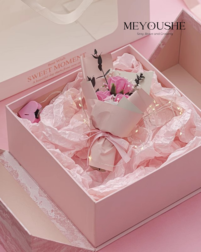 Blush Romance Pink Valentine’s Gift Box – Perfect Gift for Her MEYOUSHE