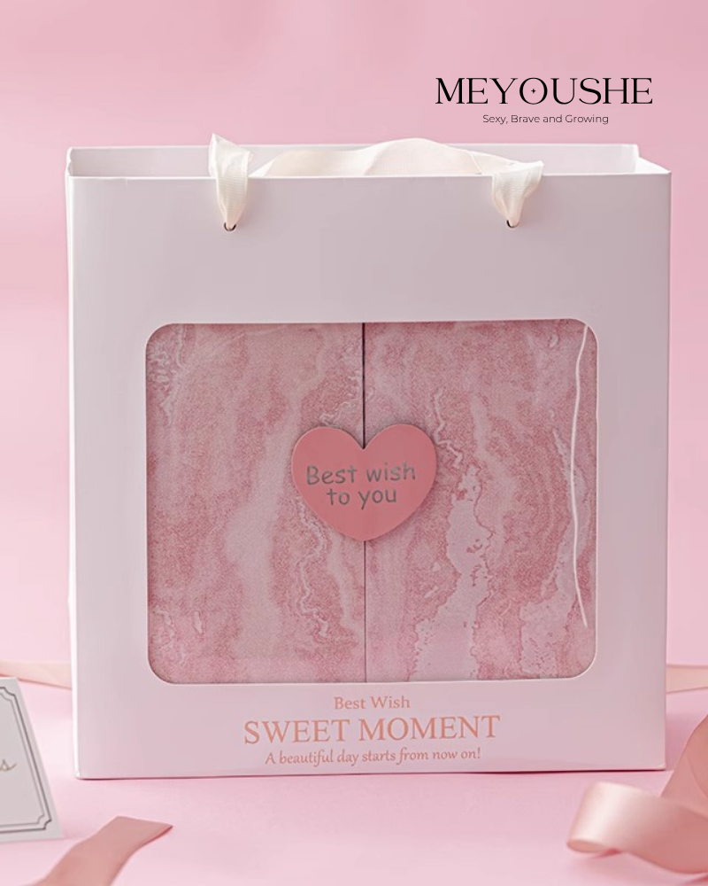 Blush Romance Pink Valentine’s Gift Box – Perfect Gift for Her MEYOUSHE