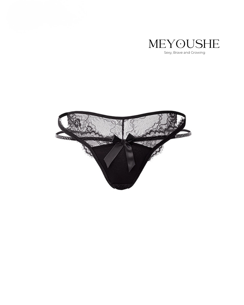 Celestia – Rhinestone Tie-Side Sexy Panties for Women | Erotic Lingerie MEYOUSHE
