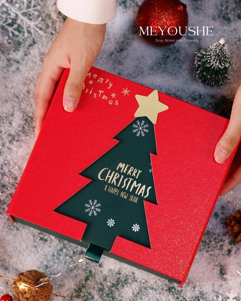 Evergreen Christmas Tree Gift Box MEYOUSHE