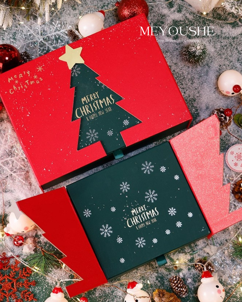 Evergreen Christmas Tree Gift Box MEYOUSHE