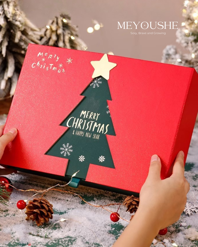 Evergreen Christmas Tree Gift Box MEYOUSHE