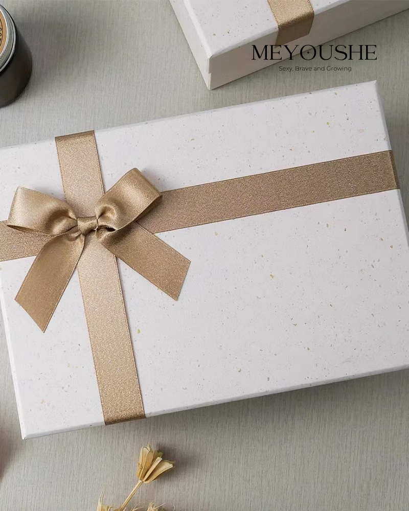 Golden Bow Luxe Gift Box – Elegant Wedding & Birthday Edition MEYOUSHE