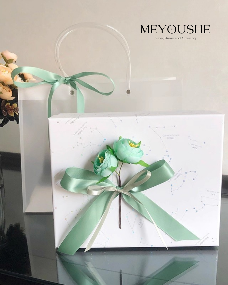 Floral Elegance Wedding Gift Box – Multi-Flower Design MEYOUSHE