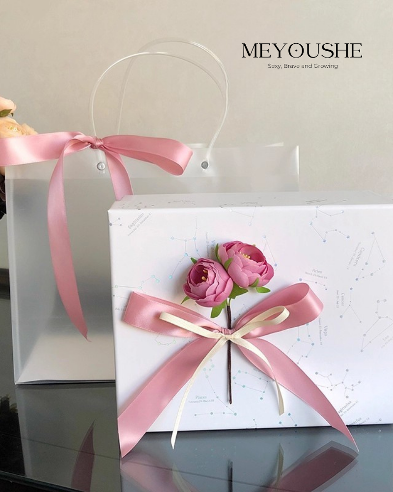 Floral Elegance Wedding Gift Box – Multi-Flower Design MEYOUSHE
