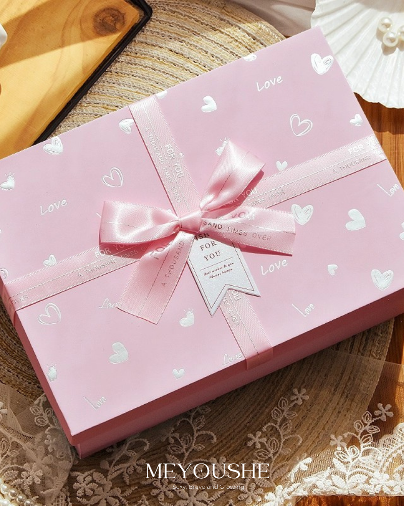 Love-Filled Bow Valentine’s Gift Box – Perfect Gift for Your Loved One MEYOUSHE