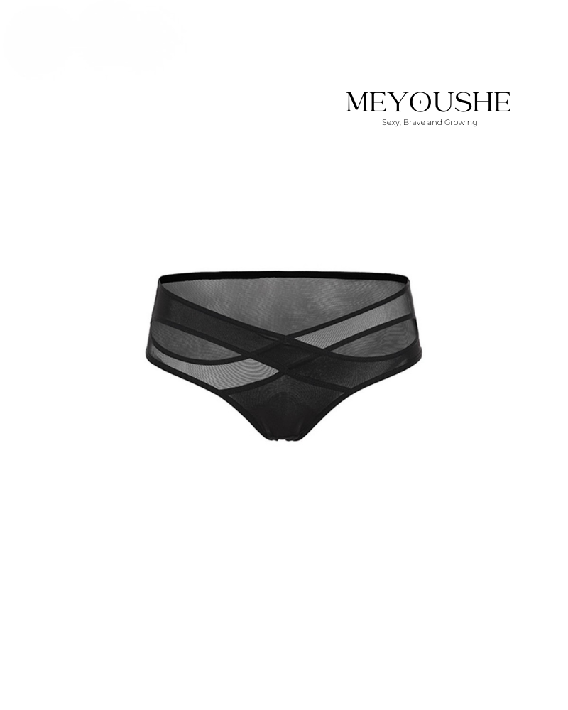 Lumira – Crisscross Sheer Sexy Panties for Women | Erotic Lingerie MEYOUSHE