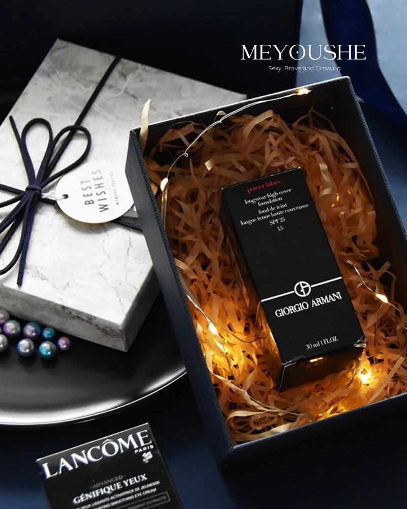 “Marble Luxe” Magnetic Lift-Off Gift Box – Premium Special Gift for Him MEYOUSHE