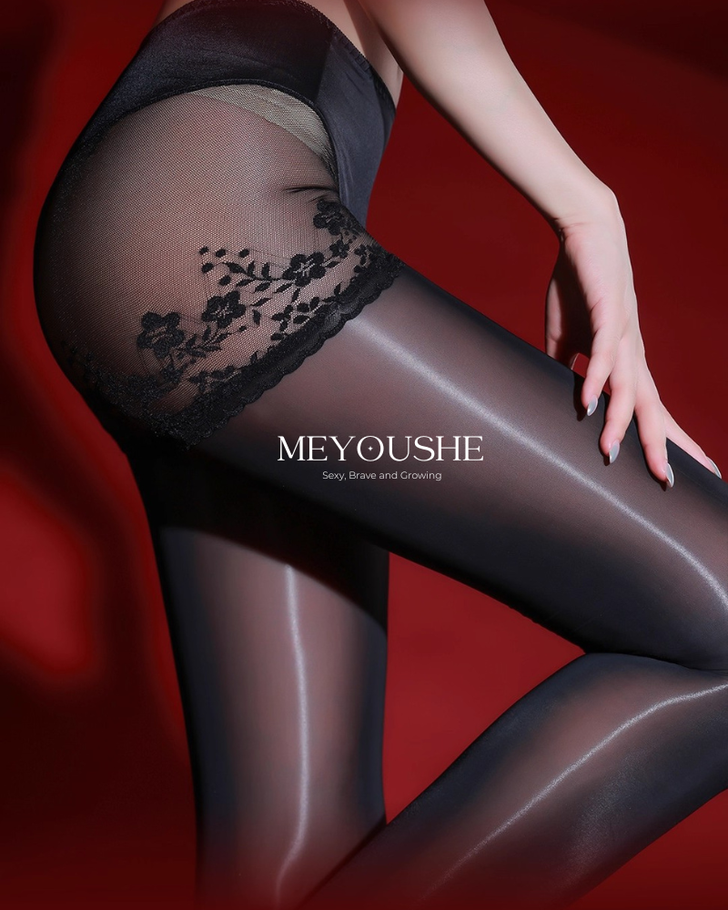 Noctis – Glossy Black Hollow One-Piece Bodystocking | Silky & Seductive