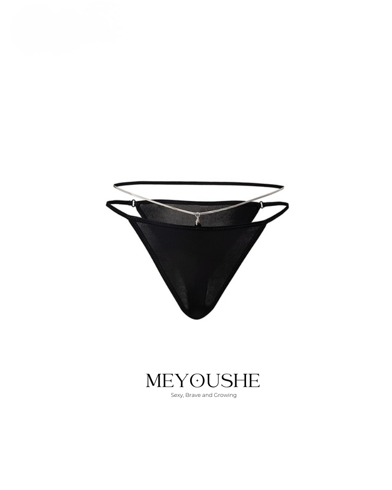Noiré – Black Waist Chain Sexy Panties for Women | Erotic Lingerie MEYOUSHE