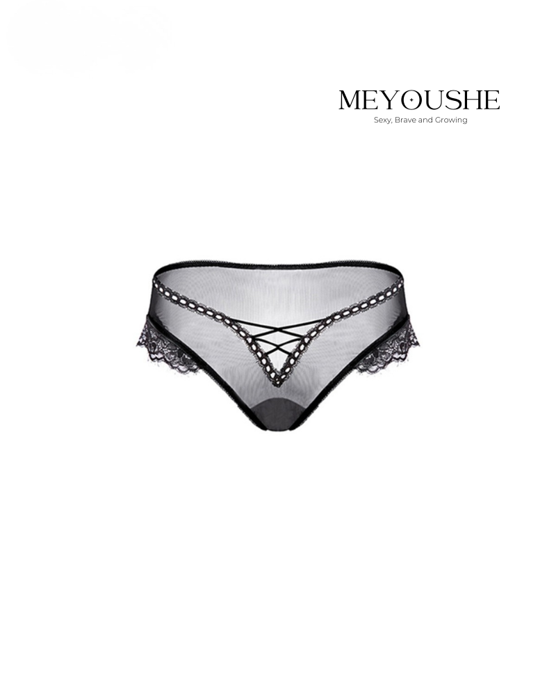 Oriona – Crisscross Lace Sexy Panties for Women | Erotic Lingerie MEYOUSHE