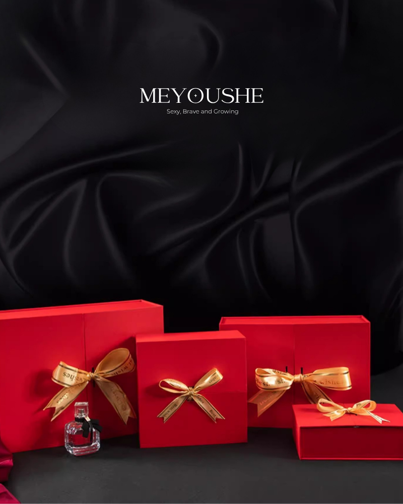 Red & Gold Bow Valentine’s Gift Box – Perfect Gift for Your Loved One MEYOUSHE