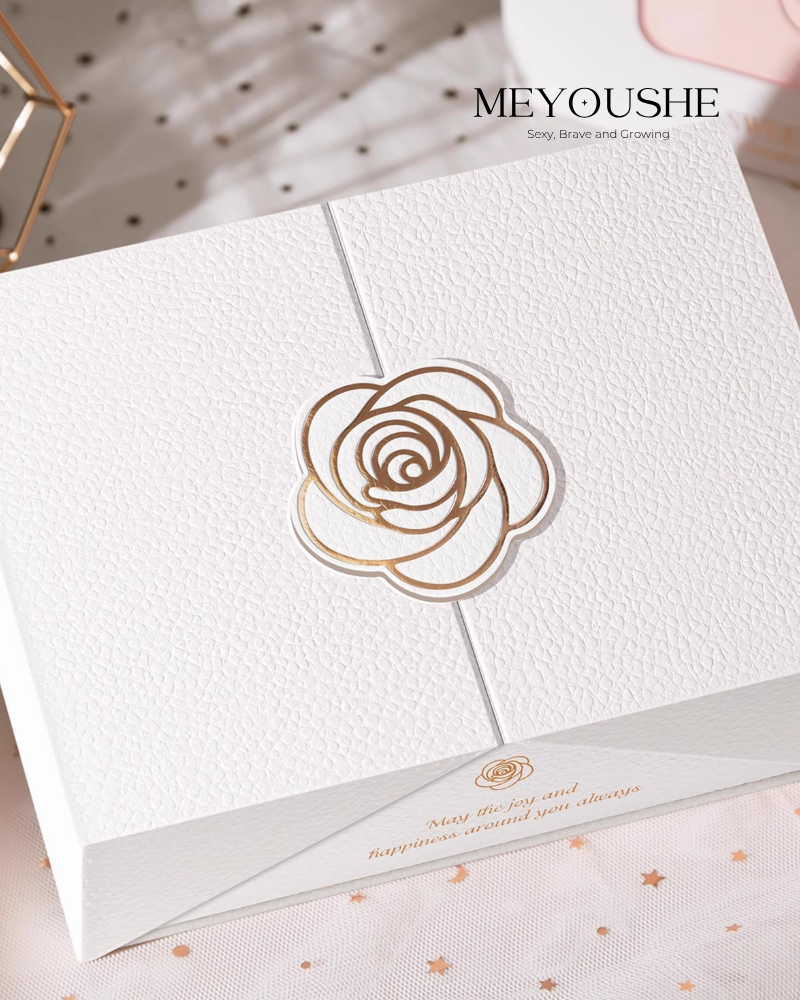“Rose Bloom” Double-Opening Lift-Off Lid Gift Box – Premium Special Gift for Her MEYOUSHE