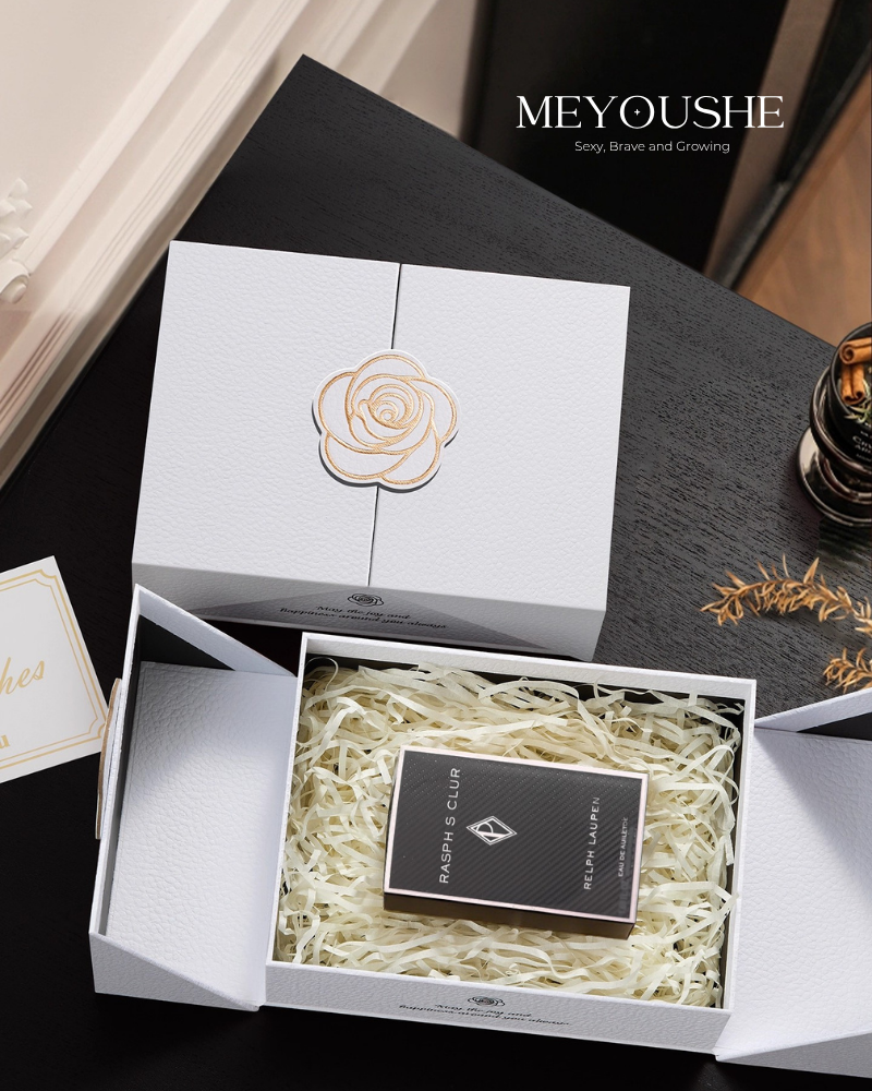 “Rose Bloom” Double-Opening Lift-Off Lid Gift Box – Premium Special Gift for Her MEYOUSHE