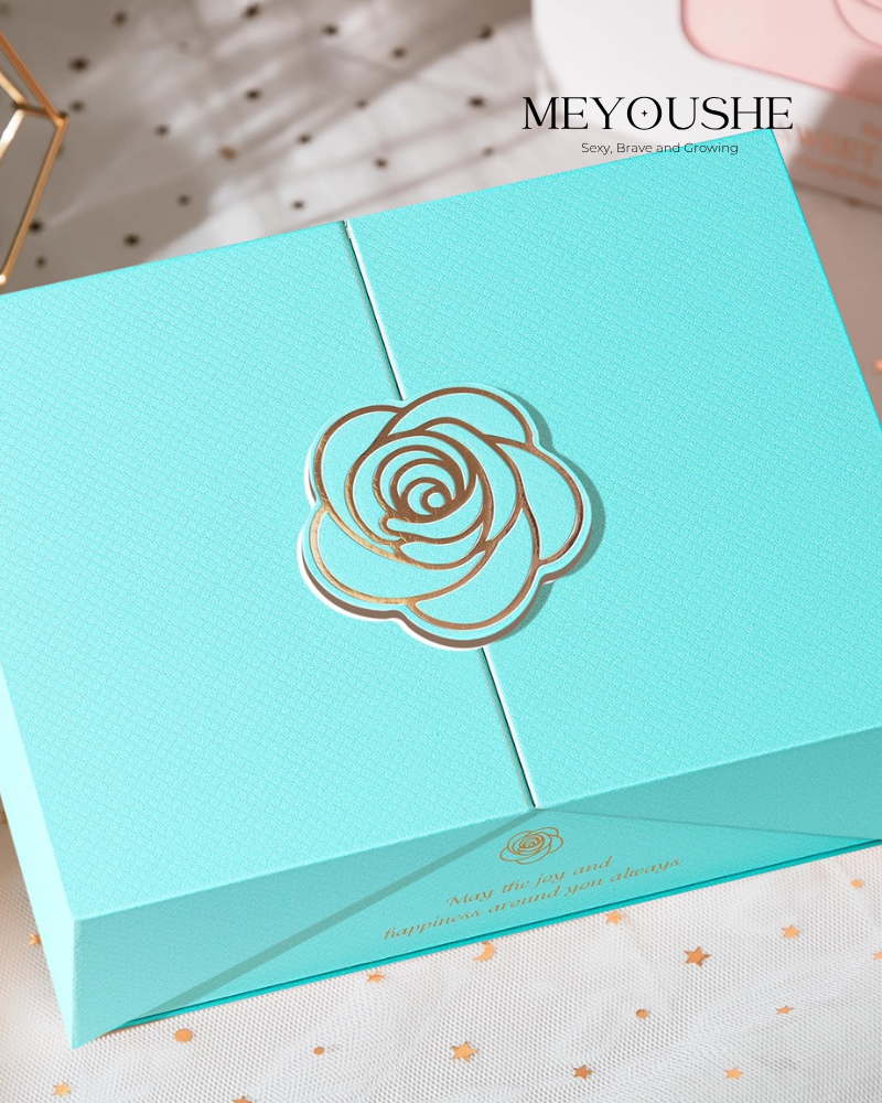 “Rose Bloom” Double-Opening Lift-Off Lid Gift Box – Premium Special Gift for Her MEYOUSHE