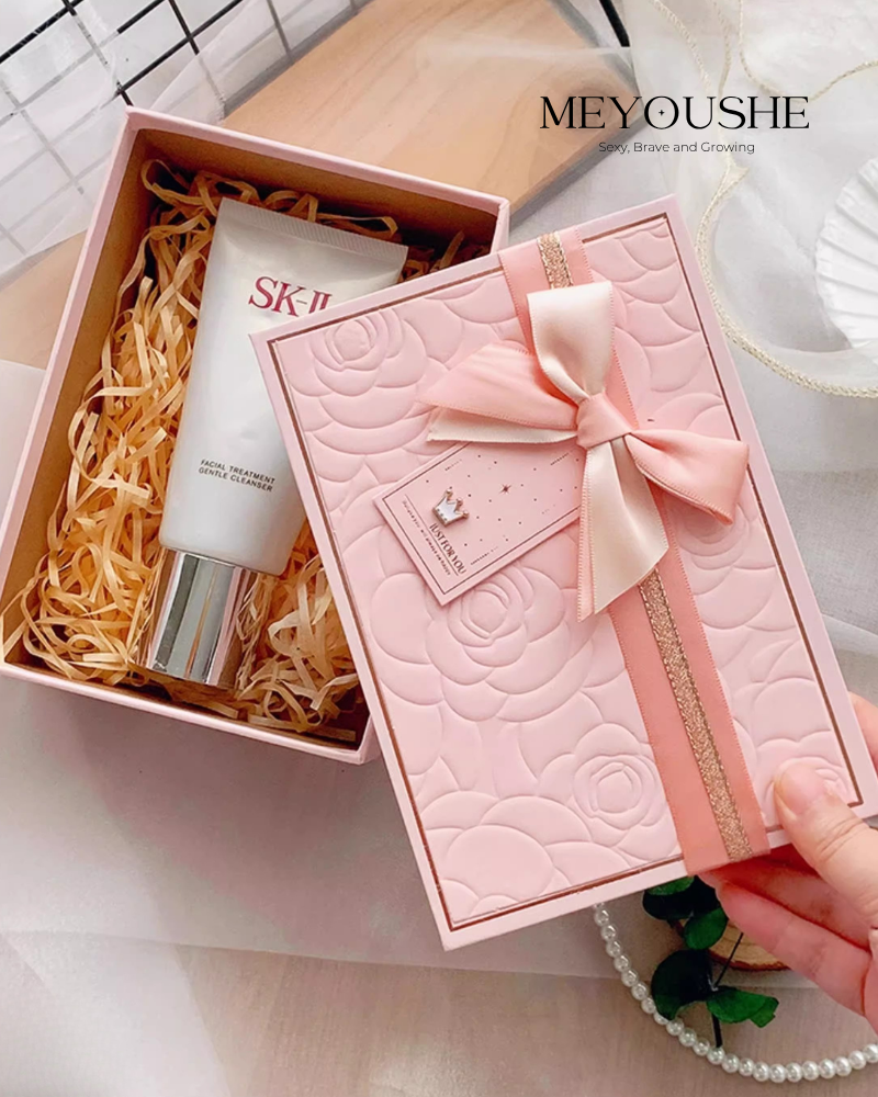 Rosé Grace Gift Box | Elegant Pink Gift for Weddings & Birthdays | Luxury Packaging by Meyoushe MEYOUSHE