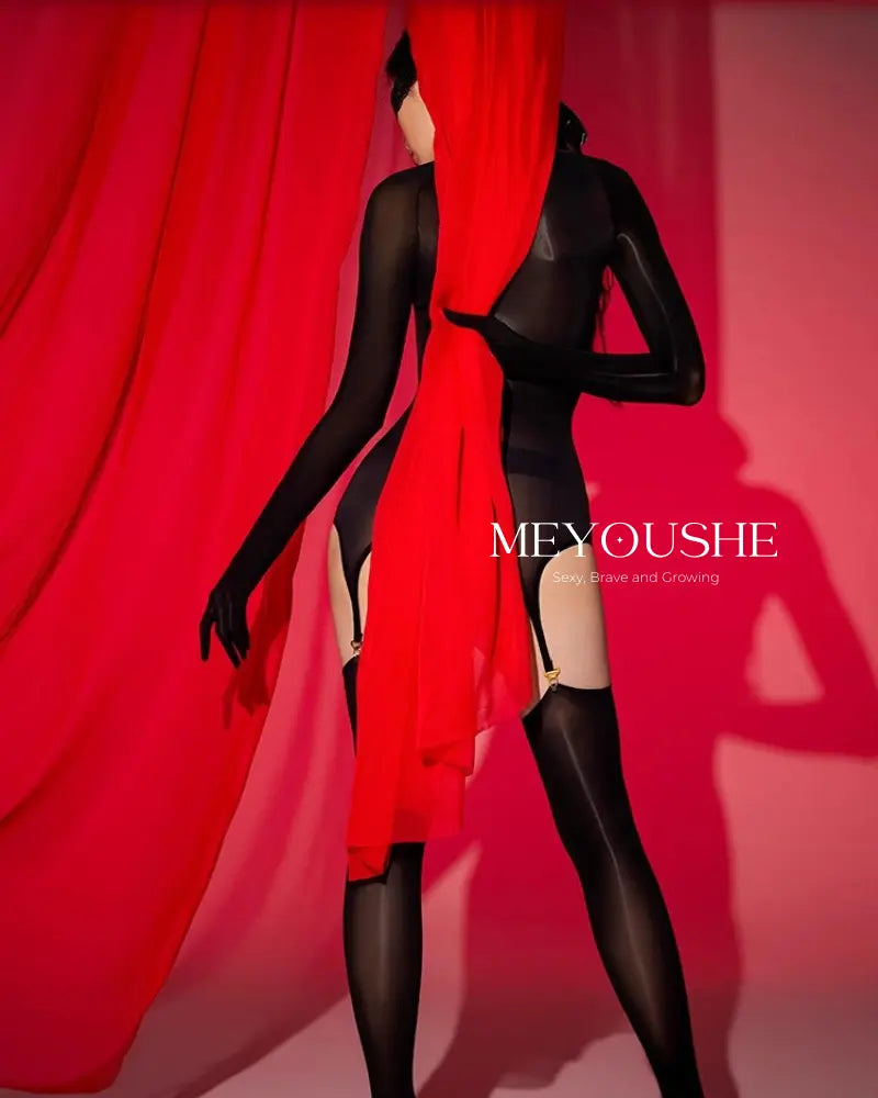 Elegant Serenya minimalist spaghetti strap bodysuit displayed on model, combining comfort and sensuality