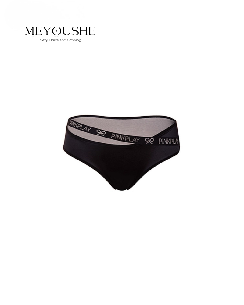 Stellar – Letter Cutout Rhinestone Lace Panties for Women | Sexy Erotic Lingerie MEYOUSHE