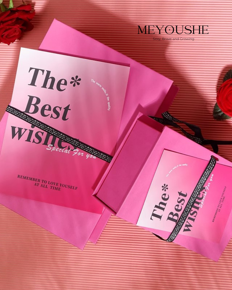 “The Best Wish” Book-Style Gift Box – Chic & Thoughtful Gift for Her MEYOUSHE