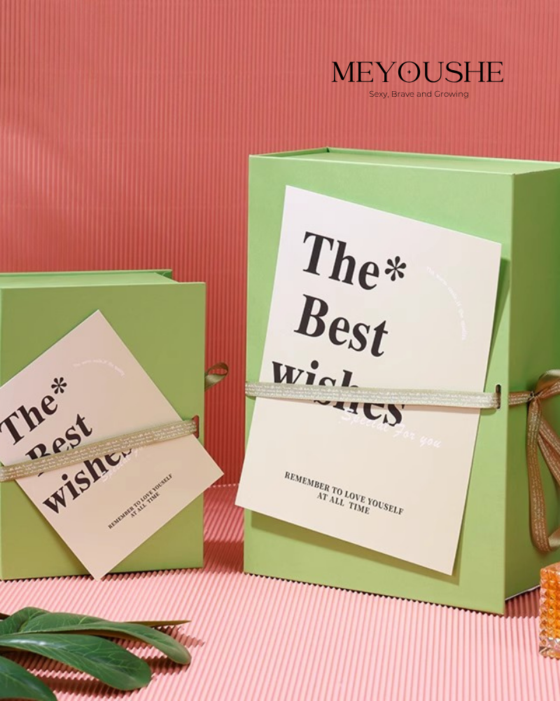 “The Best Wish” Book-Style Gift Box – Chic & Thoughtful Gift for Her MEYOUSHE