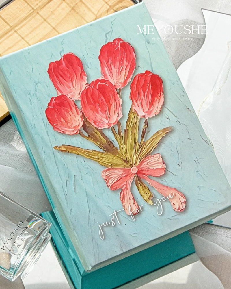 Tulip & Rose Elegance Gift Box – Special Gift for Her MEYOUSHE