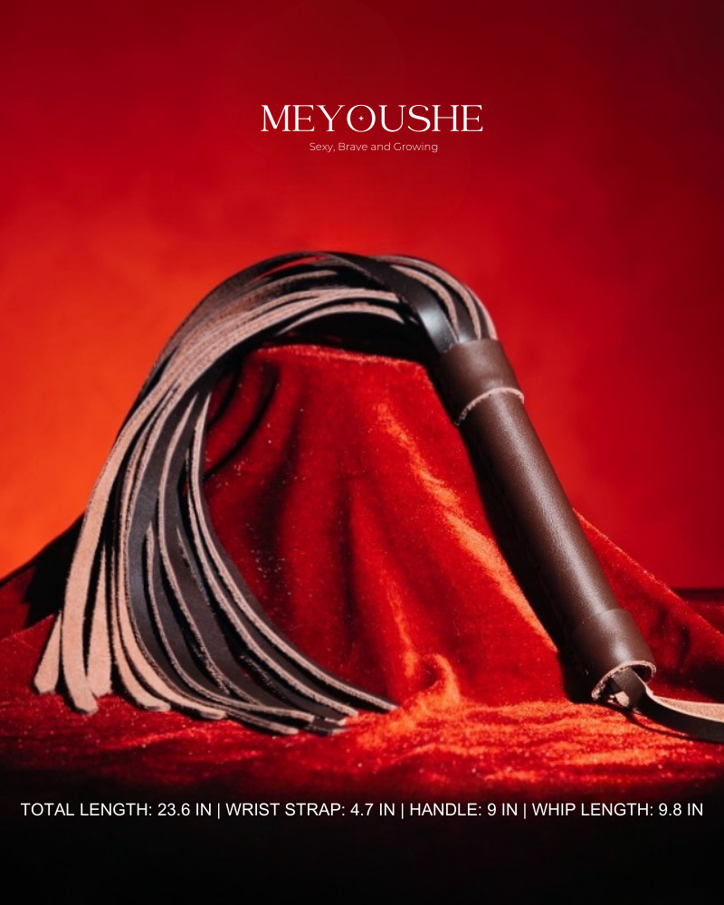 Velora – Leather Fetish Whip for Roleplay & Seductive BDSM Play MEYOUSHE