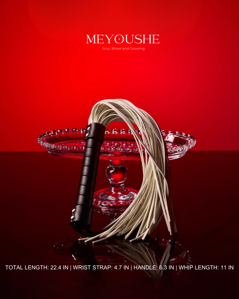 Velora – Leather Fetish Whip for Roleplay & Seductive BDSM Play MEYOUSHE